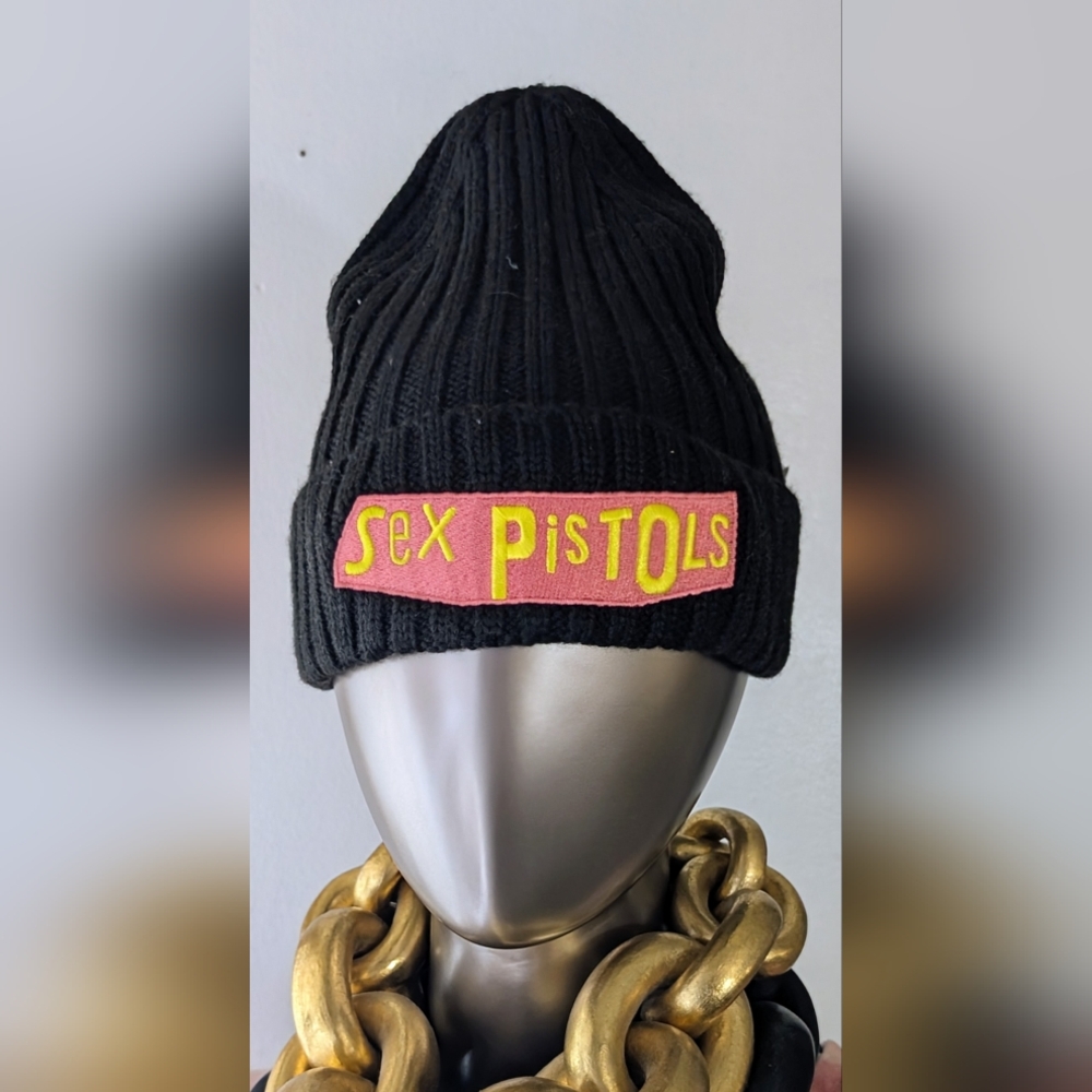 Cult of Individuality •  Sex Pistols knit beanie hat in black